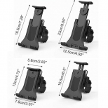 Smartphone- en tablethouder voor muziekstandaard